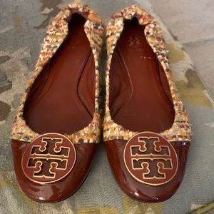Tory Burch Tweed Ballet Flats